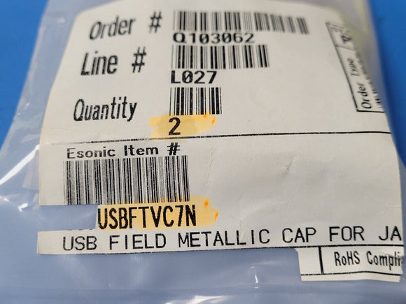 (1 PC) USBFTVC7N Amphenol Socapex Connector Cover For USB Receptacle