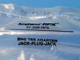 (1 PC) 31-208 AMPHENOL RF, CONN ADAPT PLUG TO JACK BNC ROHS