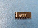 (6PCS) CD4050BE RCA Buffer, 6-Func, 1-Input, CMOS, PDIP16