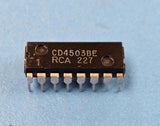 (5PCS) CD4503BE Bus Driver, 2-Func, 4-Bit, True Output, CMOS, PDIP16