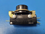 (1 PC) ABB1 UNIMAX PUSH BUTTON SWITCH BLACK 15A, 125, 250VAC