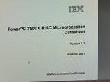 (1 PC) IBM25PPC750CX-DP40-3T RISC Microprocessor, 32-Bit, 466MHz, CMOS, PBGA256