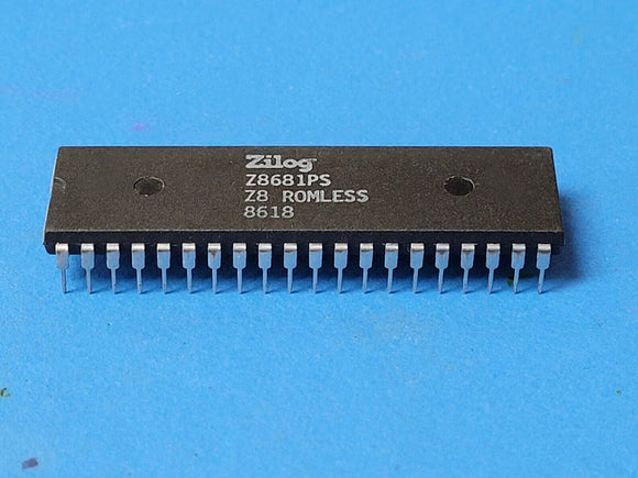 (1 PC) Z8681PS ZILOG Microcontroller, 8-Bit, 8MHz, CMOS, PDIP40