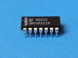 (5 PCS) DM74AS21N NSC AND Gate IC 2 Channel 14-DIP