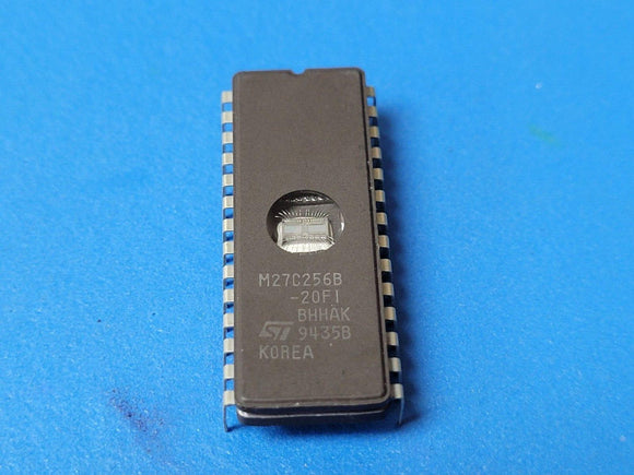 (1 PC) M27C256B-20F1 STMICRO UVPROM, 32KX8, 150ns, CMOS, CDIP28