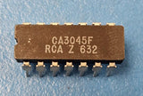 (2PCS) CA3045F RCA Transistor, 0.05A, 5-Element, Silicon, NPN, DIP14