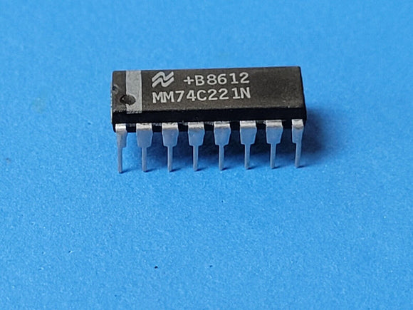 (2 PCS) MM74C221N NSC Monostable Multivibrator 120 ns 16-PDIP