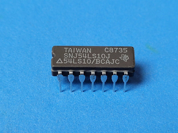 (1 PC) SNJ54LS10J TI NAND Gate 3-Element 3-IN Bipolar CDIP-14