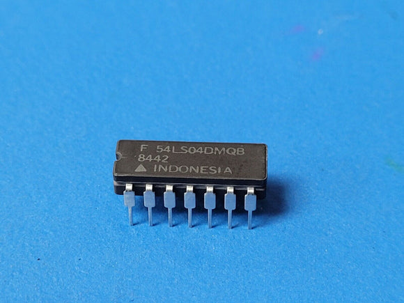 (10 PCS) 54LS04DMQB FSC Inverter, LS Series, 6-Func, 1-Input, TTL, CDIP14