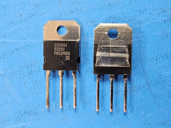 (60PCS) BD250 Power Bipolar Transistor, 25A, 45V, 1-Element, PNP, Silicon, 3-PIN