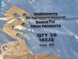 (5 PCS) 142J-2 CINCH 2 Position Barrier Block Jumper Around Barrier, Spade