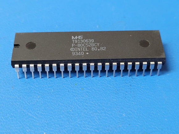 (1 PC) P-80C52BCY MHS Microcontroller 8-Bit MROM 8051 CPU 12MHz CMOS PDIP40