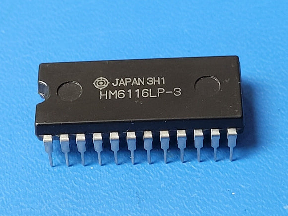 (1 PC) HM6116LP-3 HITACHI Standard SRAM, 2KX8, 150ns, CMOS, PDIP24