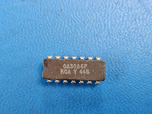 (1 PC) CA3086 CA3086F RCA/FSC RF Transistor 0.05A 5-Element NPN CDIP14