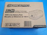(1 PC) YOL120BAT2.5 G-FORCE PRO 120V 120vRX Lithium Ion 2.5 aH Battery