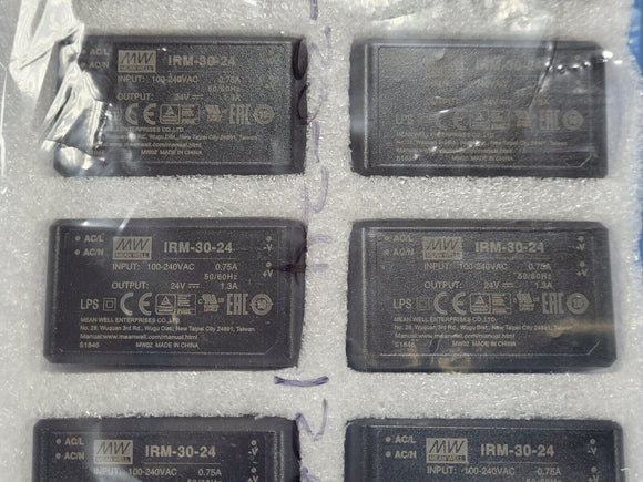 (1 PC) IRM-30-24 MEAN WELL AC/DC CONVERTER 24V 31W ROHS