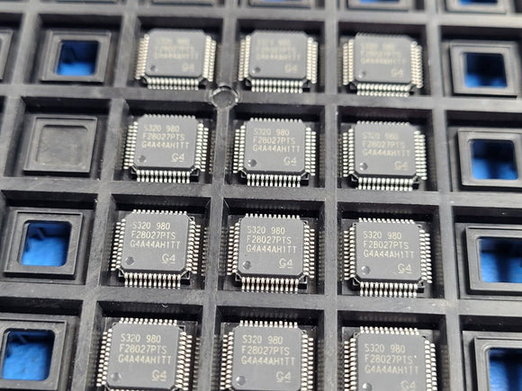 (1 PC) TMS320F28027PTS TI IC MCU 32BIT 64KB FLASH 48LQFP ROHS