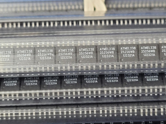 (2 PCS) AT25256W-10SC ATMEL IC EEPROM 256KBIT 3MHZ 8SOIC