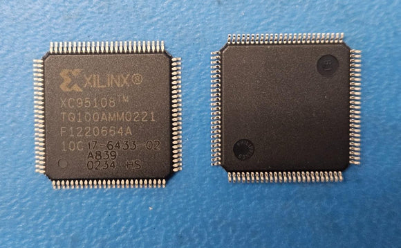 (1PC) XC95108-10TQ100C XILINX Flash PLD, 10ns, 108-Cell, CMOS, PQFP100