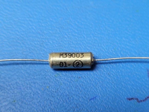 (10 PCS) M39003/01-2608J Hermetically Sealed Tantalum Cap. 4.7µF 50V 10% Axial