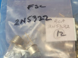 (1 PC) 2N5322 RCA/FSC Bipolar (BJT) Transistor PNP 75V 2A 10W TO-39