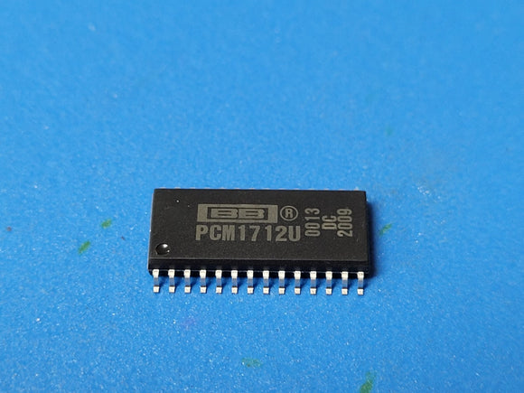 (1 PC) PCM1712U BB D/A Converter, 1 Func, Serial Input Loading, SOIC-28