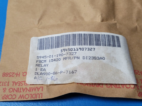 (1 PC) 5945-01-190-7327 (D1-23S3A0) LOGITEK INC Relay, Electromagnetic