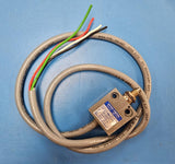 914CE27-3 Snap Acting/Limit Switch, SPDT, Wire Terminal, Steel Plunger Actuator