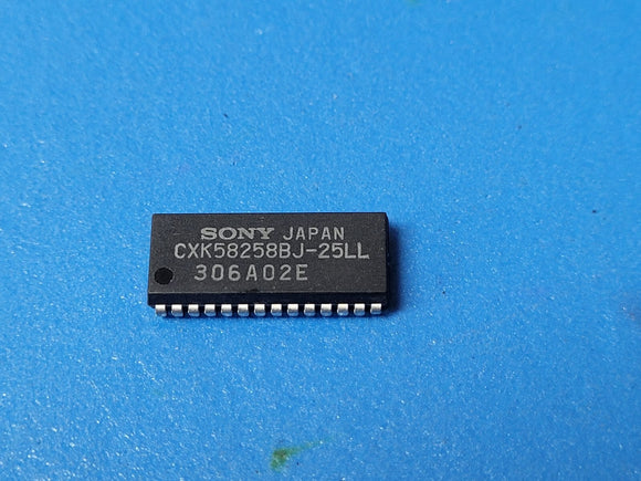 (1 PC) CXK58258BJ-25LL SONY Standard SRAM, 32KX8, 25ns, CMOS, SOJ-28