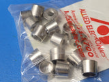 (3 PCS) 580700201 C&K SWITCH HARDWARE, DRESS NUT NICKEL PLATED