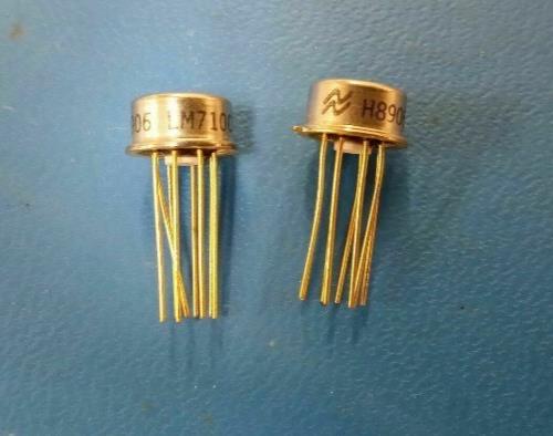 (1 PC) LM710CH HIGH SPEED VOLTAGE COMPARATOR GOLD LEADS