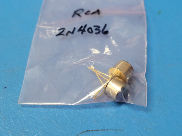 (2 PCS) 2N4036 RCA Trans GP BJT PNP 65V 1A 3-Pin TO-39