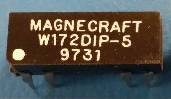 (1) W172DIP-5, Magnecraft, Reed Relay, SPDT, 5VDC, 0.25A, THD
