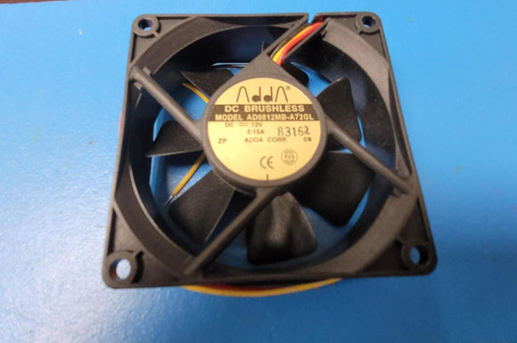 (1 PC) AD0812MB-A72GL ADDA Cooling Fan 80x80x25mm 12VDC 0.15A Brushless