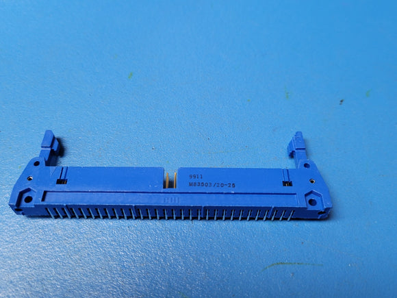 (1 PC) M83503/20-25 Board Connector 60 Contacts 2 Rows Male Right Angle Solder