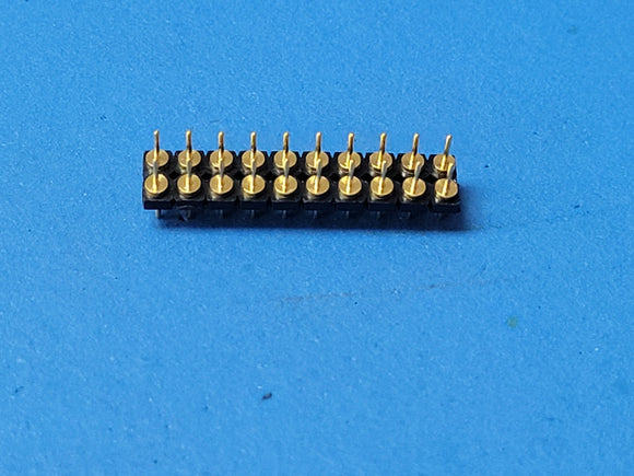 (2 PCS) BDL-110-G-E SAMTEC CONN SCREW MACHINE HEADER VERT 20POS 2.54MM ROHS