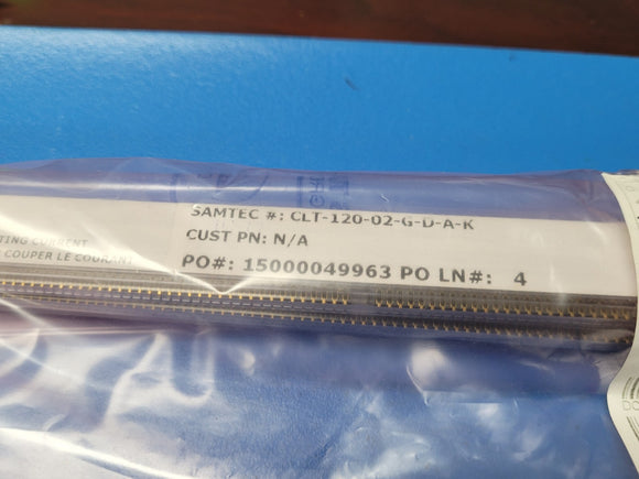 (2 PCS) CLT-120-02-G-D-A-K SAMTEC CONN RCPT 40POS 0.079 GOLD SMD