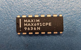 (1PC) MAX691CPE Power Supply Management Circuit, Adj, 1 Channel, +4.65V, PDIP16