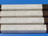 (10 PCS) M39014/22-0776 (CKR22BX103KR) MLCC CAP CER 10000PF 100V 10% 2 PIN DIP