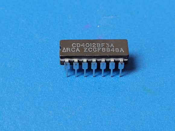 (1 PC) CD4012BF3A RCA NAND Gate 2-Element 4-IN CMOS 14-Pin CDIP