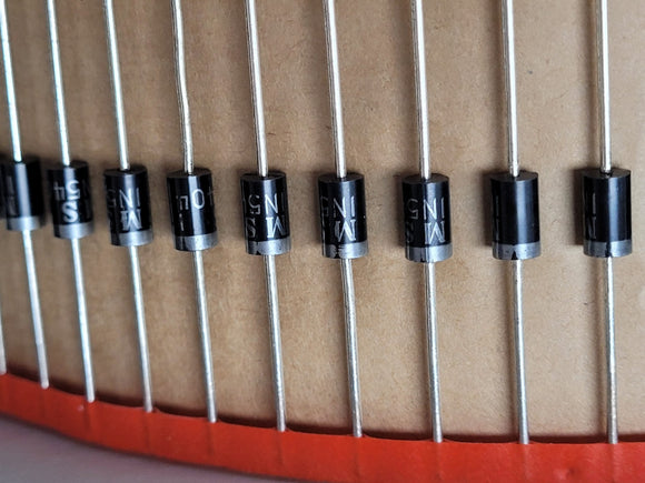 (25 PCS) 1N5404-T MICROSEMI CORP. Diode 400V 3A 2-Pin DO-201AD