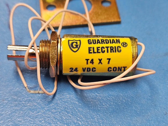 (1PC) T4X7C24VDCTubular Solenoid Continuous Cycle 24VDC