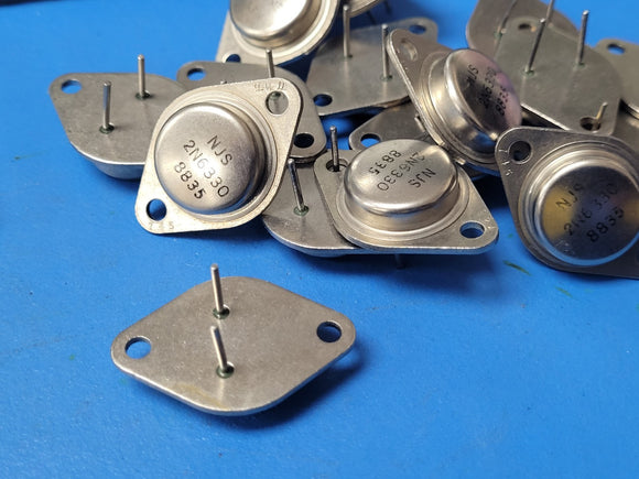 (1 PC) 2N6330 NJS Trans GP BJT PNP 80V 30A 2-Pin TO-3
