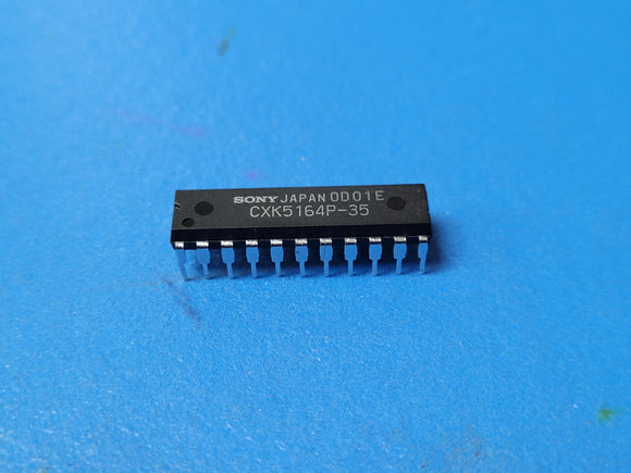 (2 PCS) CXK5164P-35 Standard SRAM, 64KX1, 35ns, CMOS, PDIP22