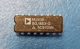 MUX08BQ/883 Analog/PMI Single-Ended Multiplexer, 1 Func, 8 Channel, JFET, CDIP16