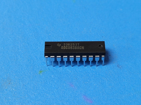(1 PC) ADC0838ACN TI Quad Channel Single 8 Bit A/D Converter IC 14 Pin Dip