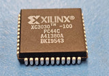 (3PCS) XC3030-100PC44C XILINX IC FPGA 34 I/O 44PLCC