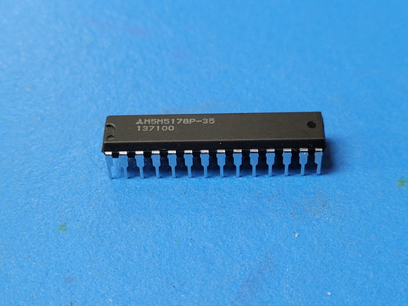 (2 PCS) M5M5178P-35 MITSUBISHI Standard SRAM, 8KX8, 35ns, CMOS, PDIP28