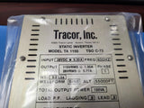 (1 PC) TRACOR INC. 154925-0001 REV D MODEL TA 1150 150VA STATIC INVERTER