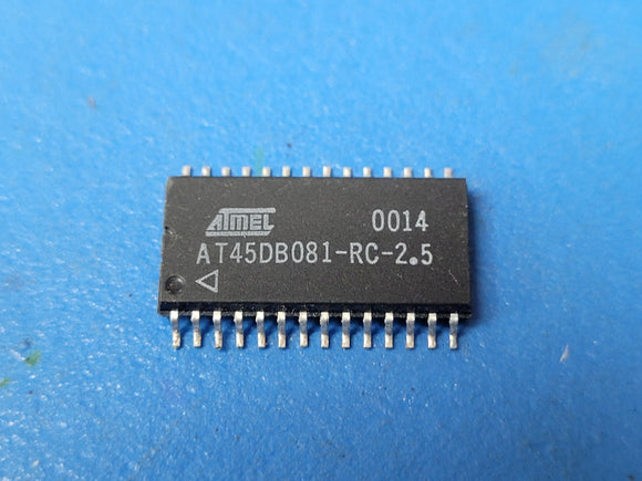 (1 PC) AT45DB081-RC-2.5 ATMEL FLASH Memory IC 8Mbit SPI 15 MHz 28-SOIC